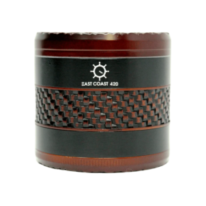 EC420 Weaving Wood Style 63mm 4 Piece Grinder  - Black