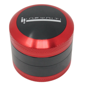Infyniti Convex 50mm 4-Piece Grinder - Red